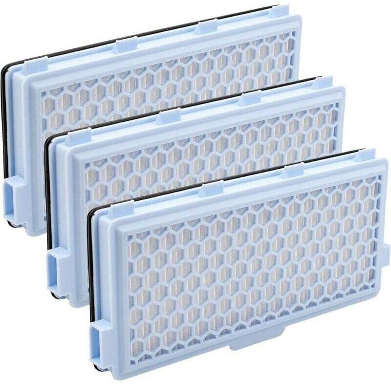 3-teiliges Filterset – Austauschbarer Staubsaugerfilter – Passend für Miele Classic Compact C1 Complete / C2 / C3 HEPA-F...