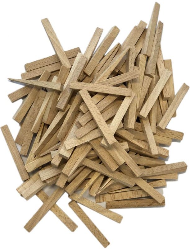 Fliesenkeile, holz, 250ST., 44X7X0-8,5MM