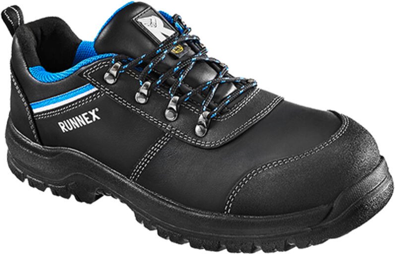 RUNNEX® 531341 RUNNEX® S3 ESD-Sicherheitshalbschuhe TeamStar schwarz/blau