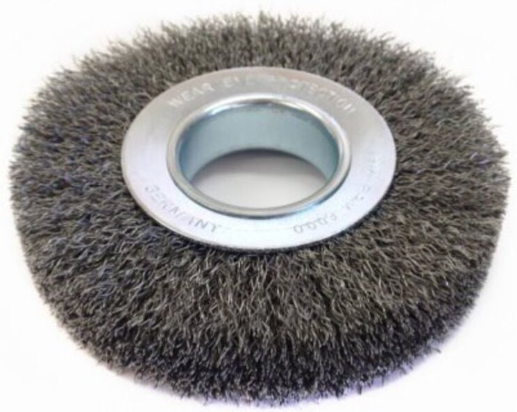 Lessmann ® - Rundbürste Edelstahldraht 200 x 24-27 mm