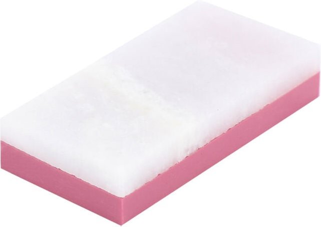 Rasiermesser-Schärfstein, Schleifstein, Rubin-Achat-Stein zum Polieren und Abziehen, Hochglanzpoliert, Körnung 3000 und ...