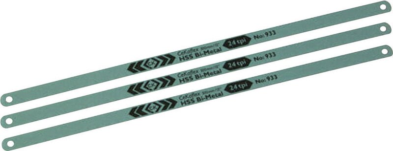 HSS-Bitmetallsägeblätter Satz of 3 12'x 24 c.k T0931R 12 Zähneanzahl:24