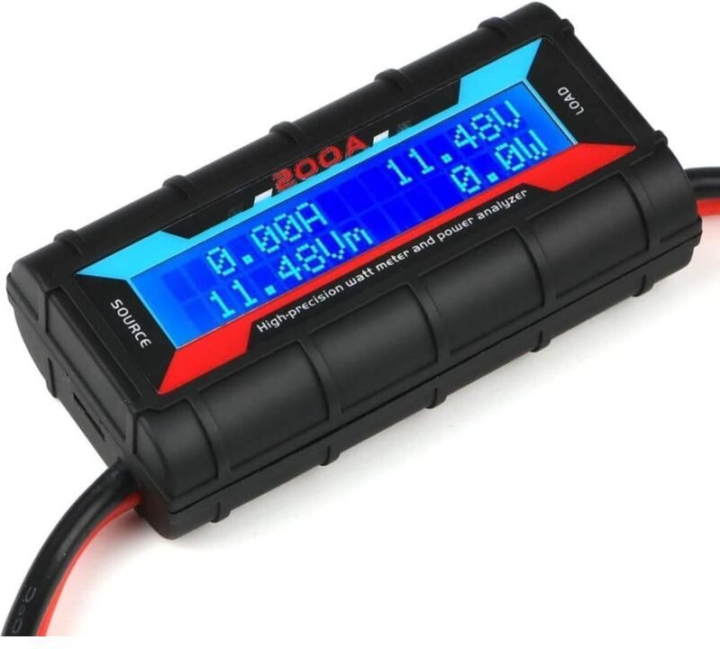 200A Präzisions-Wattmeter-Detektor Leistungsanalysator für RC-Modelle Spannung Strom Leistung