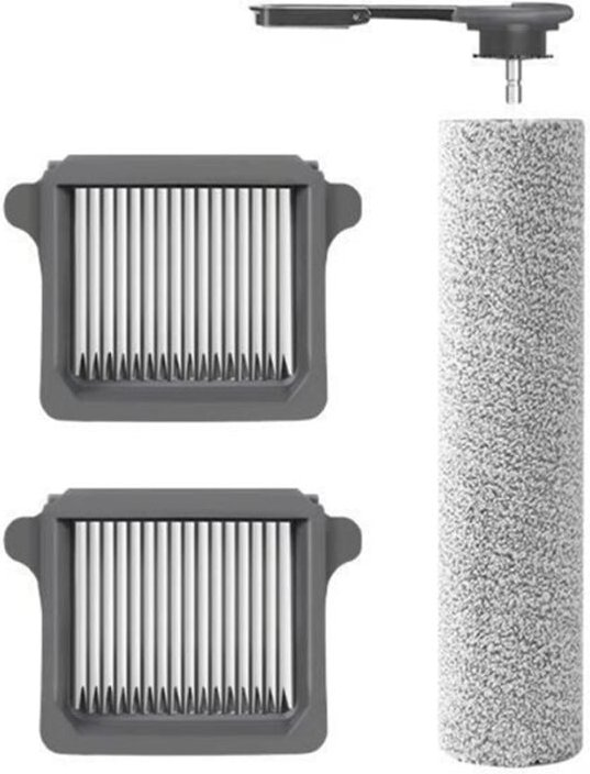 Für Bodenwäscher-Staubsauger-Rollenbürste, waschbarer Hepa-Filter