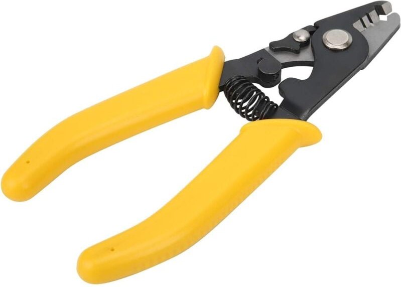 Vtizikl Pince à dénuder, Coupe-Câble D'électricien, pince à dénuder en fibre CFS-3 Pince à dénuder durable haute dureté ...