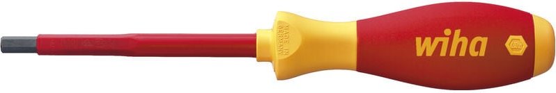 Wiha - Schraubendreher SoftFinish® electric Sechskant 4,0 mm x 75 mm (30363)