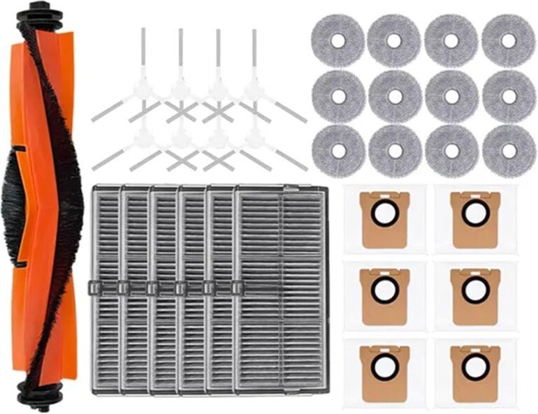 Für M30S D103CN Roboter-Staubsauger Hauptseitenbürste