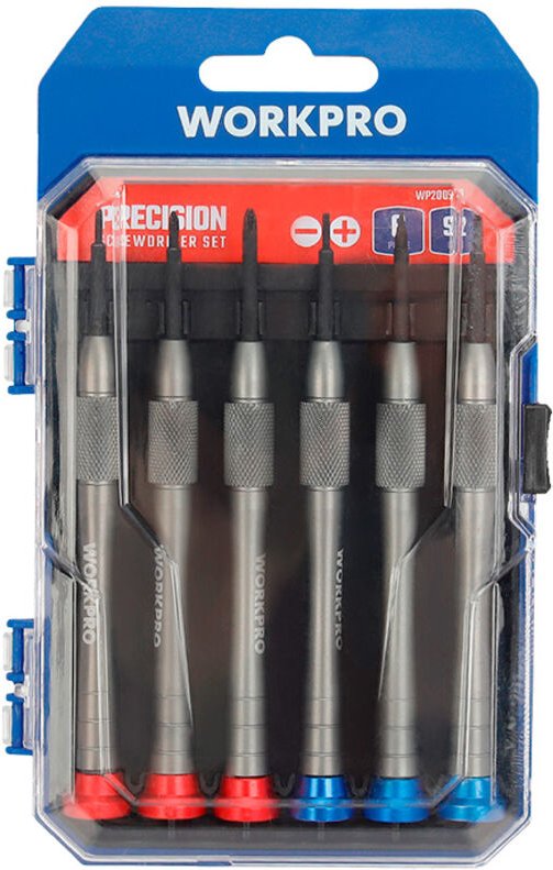 Präzisions-Schraubendreher aus Aluminium, 6-teiliges Set