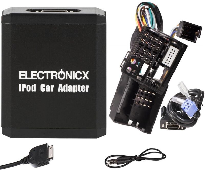 Adapter AUX iPhone iPad iPod CD Wechsler Renault 12 Pin