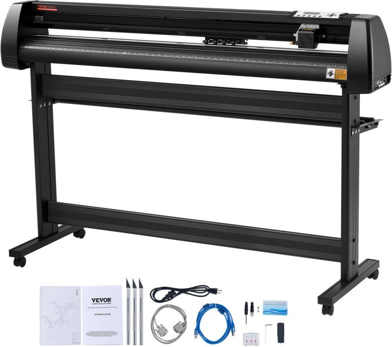 Vevor 53 Inch Vinyl Schneideplotter Vinyl Cutter Plotter 1350 mm Slogan Cutting Plotter Desktop Machine mit der Software