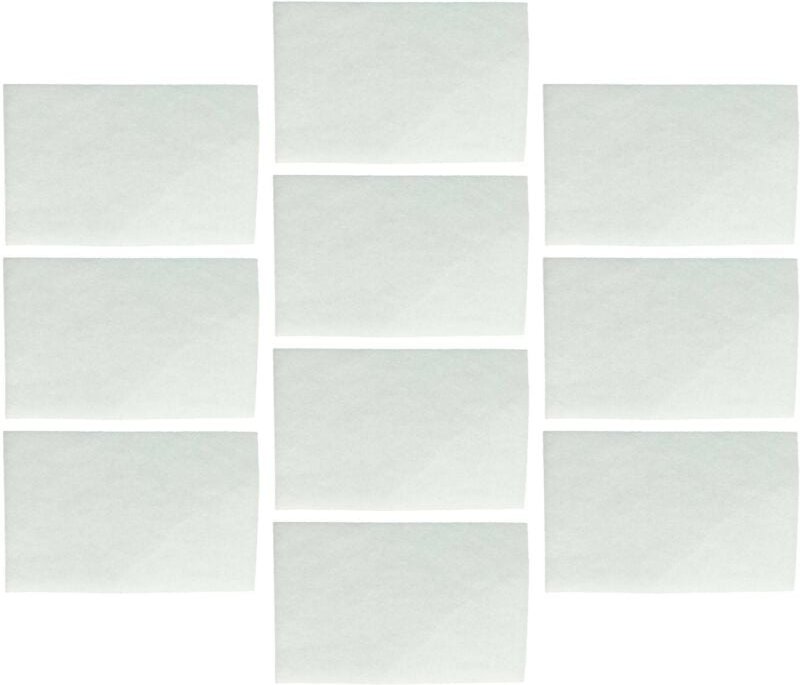 vhbw 10x Motorschutz-Filter für diverse Staubsauger, 14,5 x 22,5 x 0,5 cm, Vlies