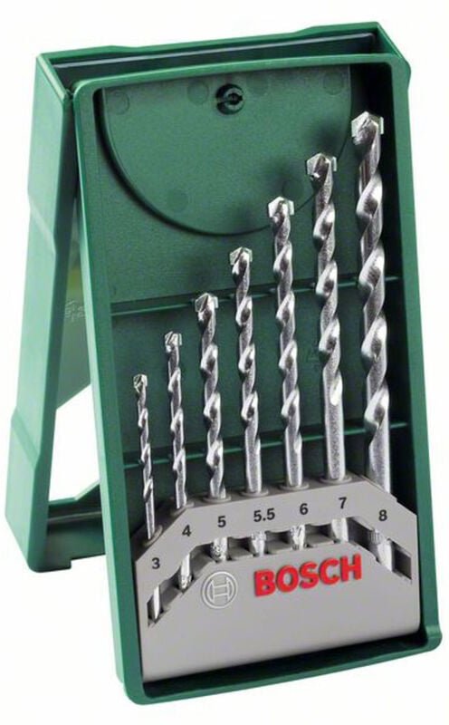 Accessories Promoline 2607019581 Stein-Spiralbohrer-Set 7teilig 3 mm, 4 mm, 5 mm, 5.5 mm, 6 m - Bosch