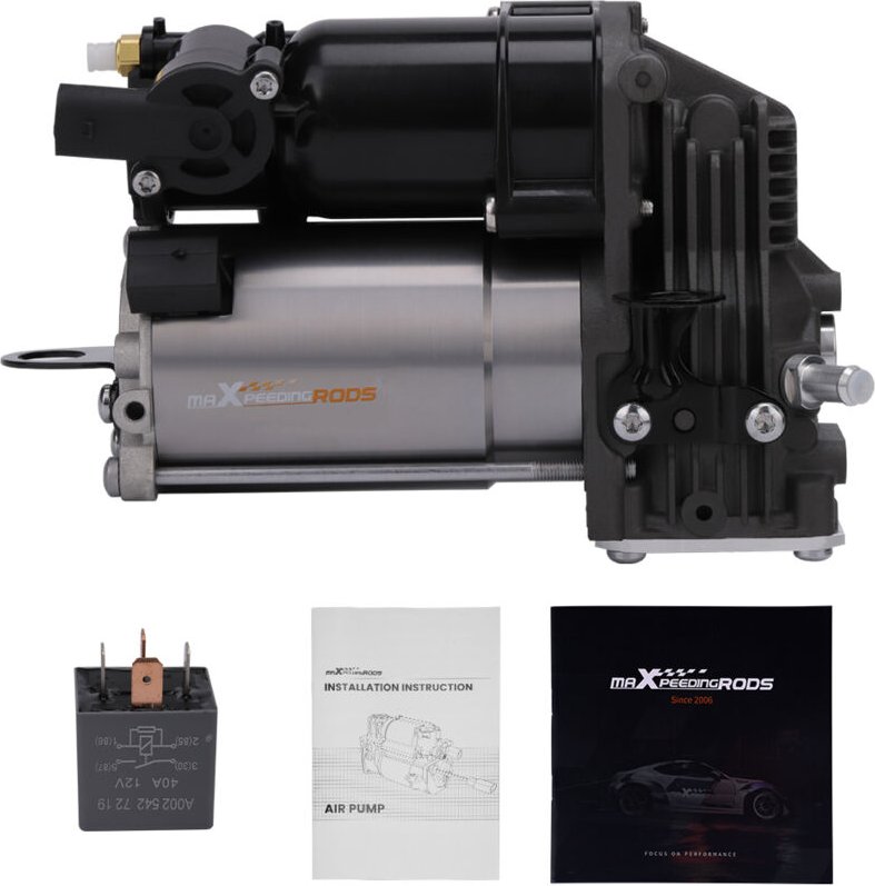 Maxpeedingrods - Luftfederung Kompressor for Mercedes ml gl Klasse X164 W164 A1643201204 +Relais