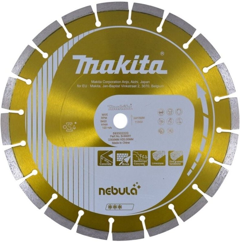 Diamant-Trennscheibe Nebula 300 x 20 x 10 mm • Nebula - Makita