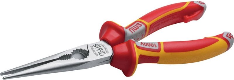 NWS - 140-49-VDE-205 vde Flachrundzange Werkzeugstahl 205 mm