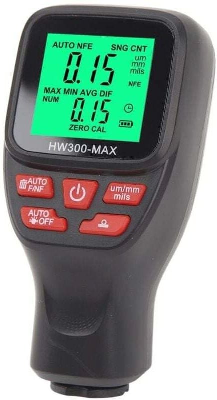 Lackdickenmessgerät – 0–2000 µm – Lackschichtdickenmessgerät – Digitales Lackdickenmessgerät für Autos – Original Coatin...