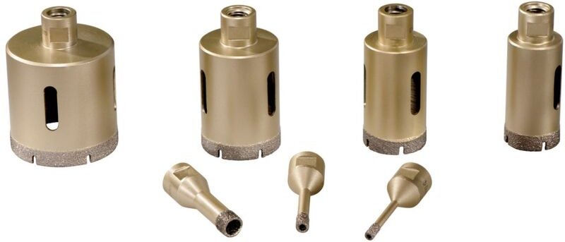 Metabo - Fliesen-Diamantbohrkronen-Set 'Dry', 7-teilig, m 14 (628317000)