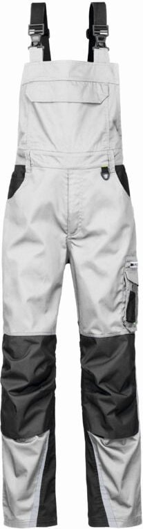 Latzhose IOWA weiß/grau Größe 62