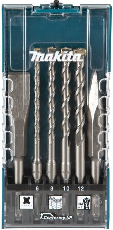 Bohrer-/Meißel-Set SDS-plus Centering tip - Makita