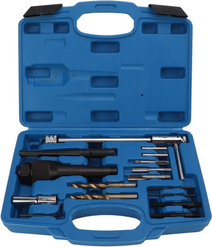 Effizientes Zündkerzen-Ausbauwerkzeug-Set von Saluaqui mit tragbarer metrischer Stahlkonstruktion zum Ausbau von 8-mm- u...