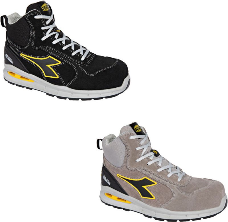 Diadora Run A.Box Mid S3S FO SR SC ESD Sicherheitsschuhe - 42 EU - Beige