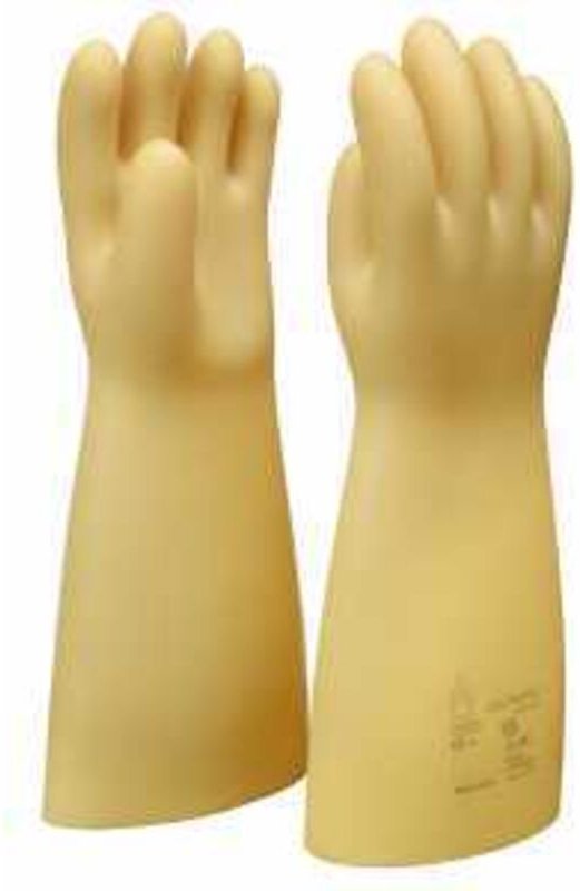 Elektriker-Schutzhandschuh mit Schutzisolierung, Größe 11, Klasse 3, weiß