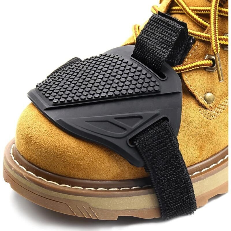 Schaltschutz, Motorradschuhe und -stiefel, praktisches Getriebezubehör aus Gummi für Damen und Herren, schwarz, Größe M