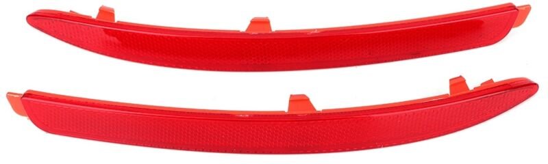 Qiilu 2-teilige Heckstoßstangenreflektoren 1Z0945105 für 2010-2014 V8o277