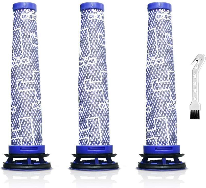(3 Stück) Ersatzfilter für Dyson-Vertikalstaubsauger V6, V7, V8, DC58, DC59, Vorfilter für den Motor, ersetzt Teilenumme...