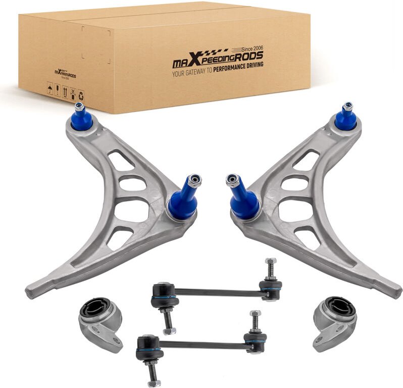 Maxpeedingrods - Front Lower Suspension Wishbone Arms Bushes & Links Kit For bmw 3 Series E46 Z4