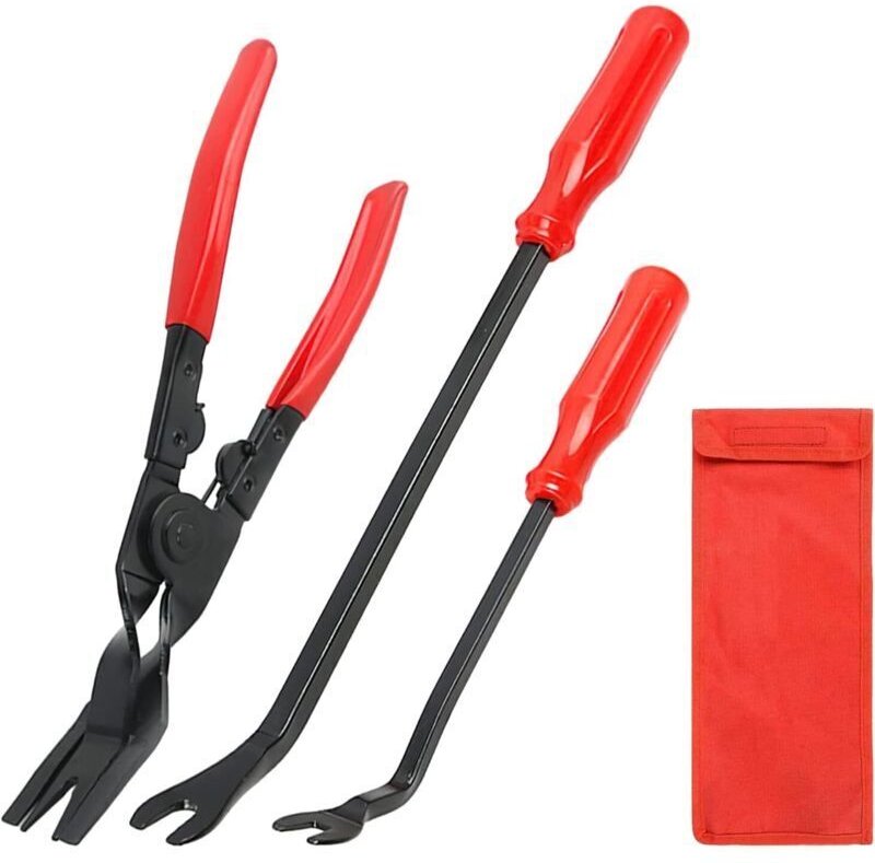 Nietenentfernungswerkzeug für Autos: 3-teiliges Türverkleidungswerkzeug, Nagelentferner, Werkzeug zum Lösen von Türverkl...