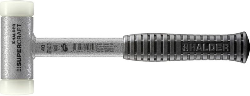 Erwin Halder Kg - SUPERCRAFT-Schonhammer, mit bruchsicherem Stahlrohrstiel und ergonomisch geformtem, rutschsicherem Gri...