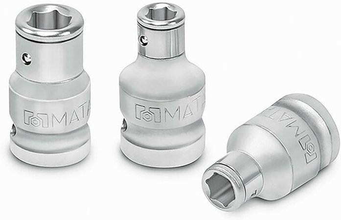 Bit-Adapter, f 12,5 mm (1/2') x f 6,3 mm (1/4') Bi