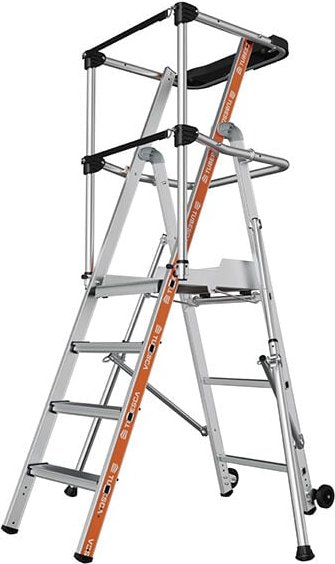 Podestleiter 5-stufig - Max. Arbeitshöhe 2.94m - 2274104