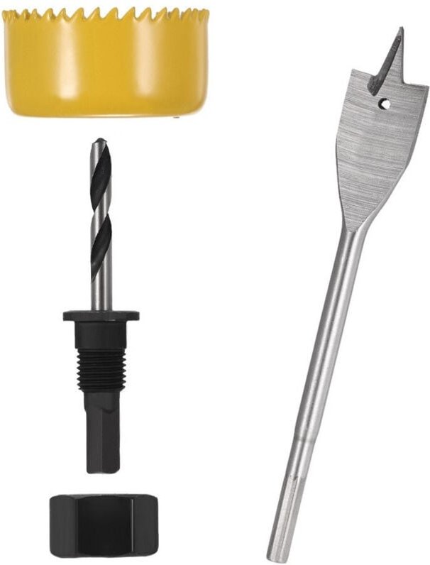 Trade Shop - punta trapano per foro set 3 frese frese frese frese frese to cyrcular legno plastic -