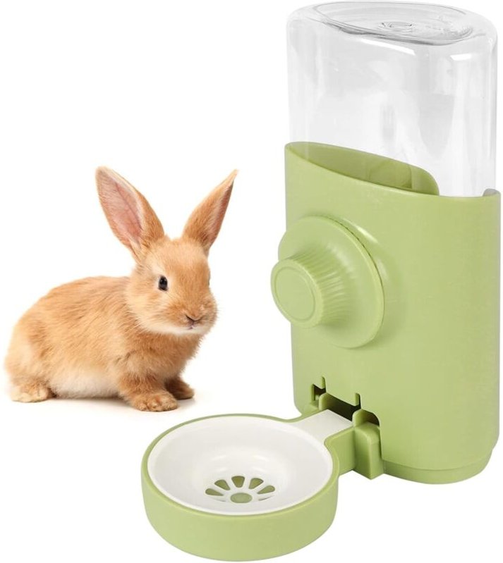 Automatischer Wasserspender für Haustiere, Wasserspender für Kaninchen, Hängender Wasserspenderbrunnen für Kaninchen, Ch...