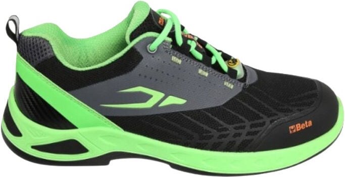 Beta Fit Evolution 7272V S1PS FO SR ESD Sicherheitsschuhe - 37 EU - Schwarz / Grün