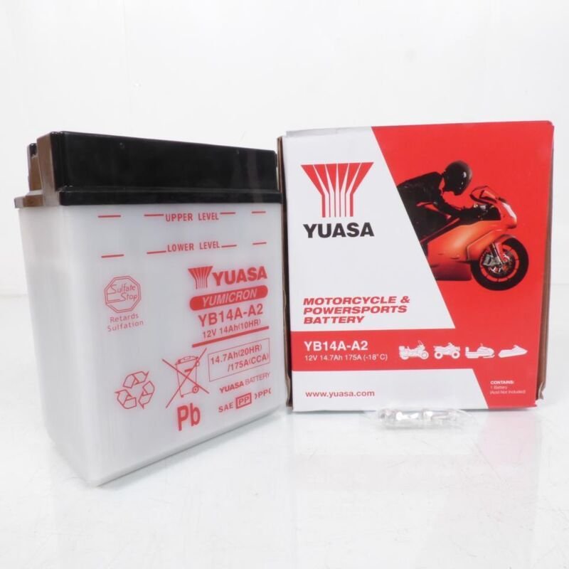 Yuasa Autobatterie YB14A-A2 / 12V 14Ah Neu