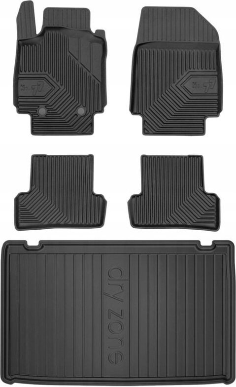 SET 77 Fußmatten und Fußmatten Renault Clio 3 Hatchback 2005-2012 5-Türer
