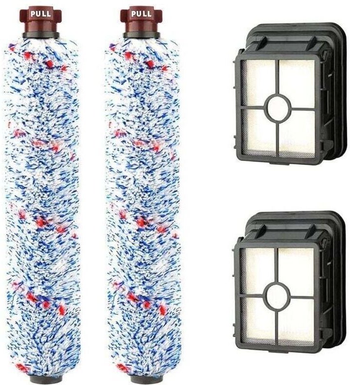 Ersatzteile: 2 Mehrzweck-Walzenbürsten + 2 Filter, Staubsaugerzubehör