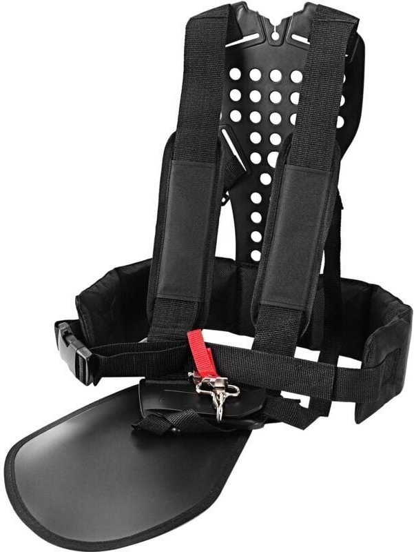 ZVD-Doppelgurt-Gurt, verstellbar, bequem, Schultergurte für Freischneider, Rasenmäher, Gartenmaschine mit Nylon-Bürstenh...