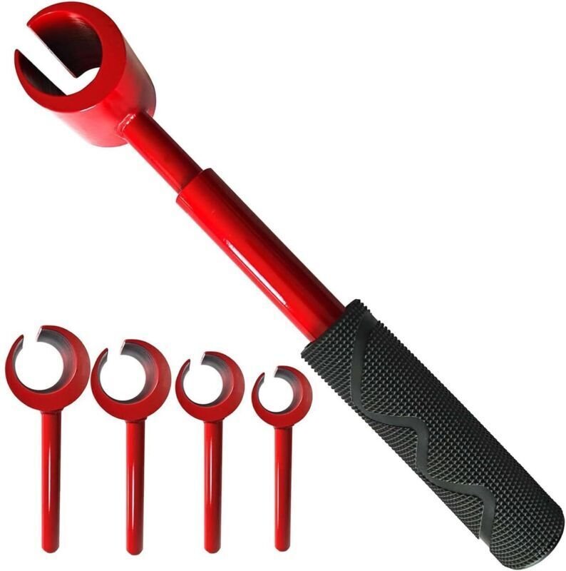 4-teiliger Scharnierspalt-Einstellschlüssel für die Einstellung von Türscharnieren im Wohn- und Gewerbebereich, Reparatu...