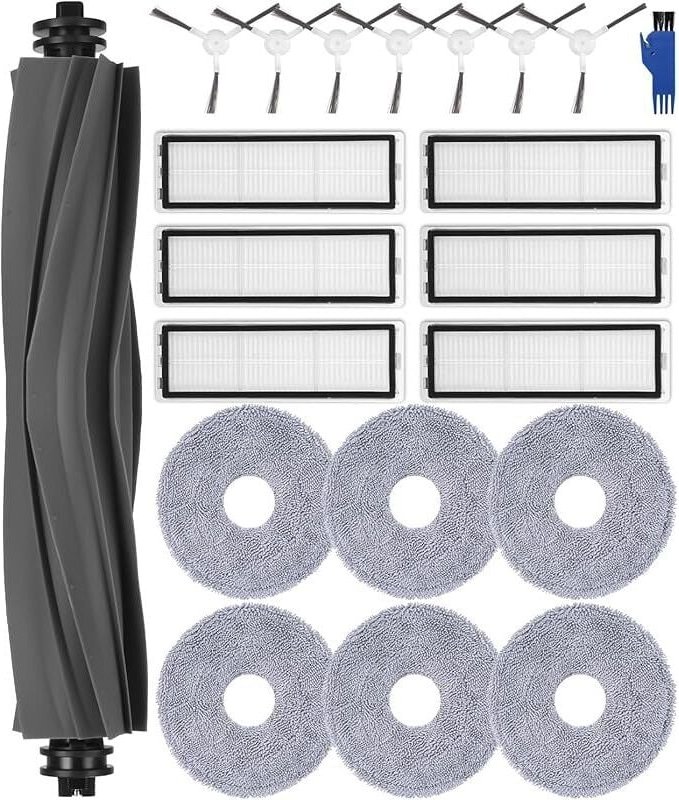 Dreame L10s Ultra Staubsauger-Zubehörset, 1 Hauptbürste, 6 HEPA-Filter, 6 Pads, 7 Seitenbürsten