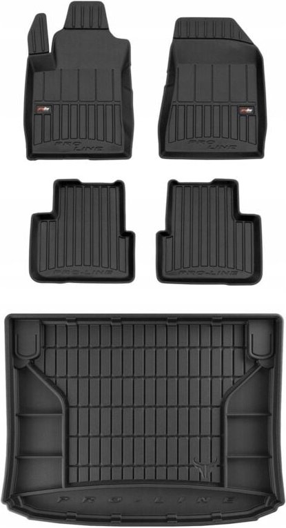 3D SET Gummimatten und Fußmatten Fiat Bravo 2 Fließheck 2007-2014 bs