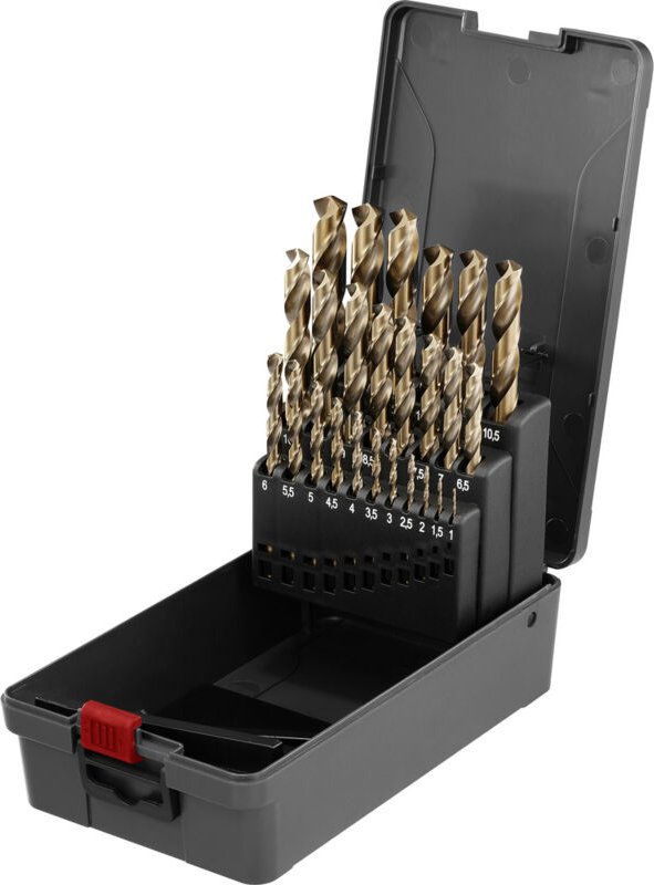 Toolcraft - TO-9913152 HSS-Co 5 Metall-Spiralbohrer-Set 1.0 – 13.0 mm Zylinderschaft 1 Set