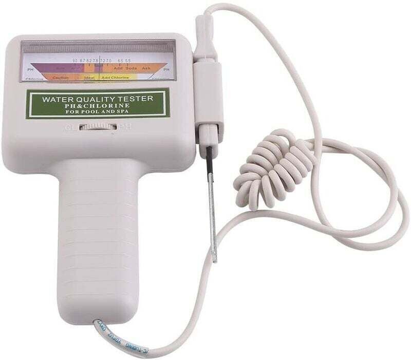 Automatischer pH-Tester, Chlor-pH-Meter, digitaler Wasseranalysator, speziell für Schwimmbäder, Whirlpools und Aquarien