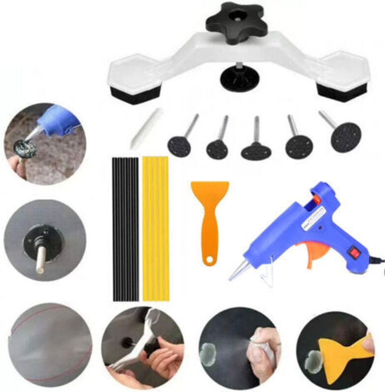 Lackfreies Ausbeulset, Lackfreie Ausbeultechnik, Karosseriewerkzeugsets, Lackfreies Ausbeulwerkzeug für Fahrzeuge, Ausbe...