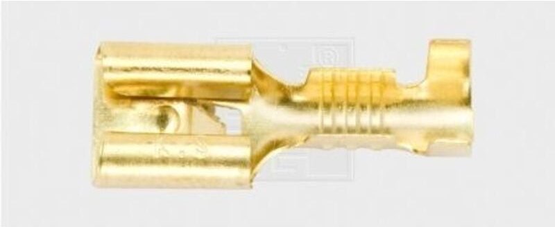 SWG - Flachsteckhülse mit Rastnase 1,5-2,5 mm² 6,3x0,8 unisoliert Autoreparatur