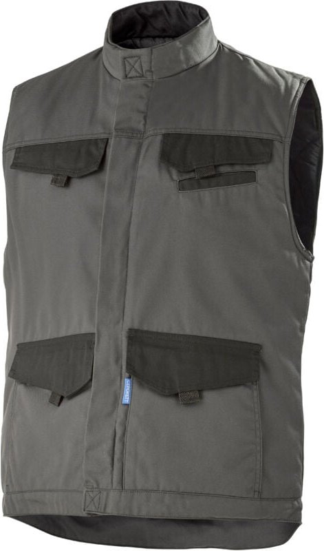 Gilet Matelassé Facity Grau Charcoal/schwarz 3xl