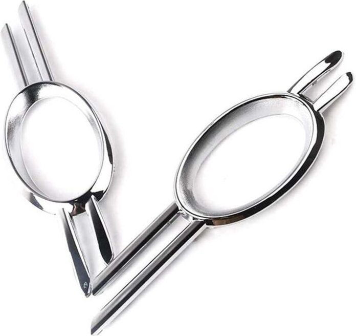 Tlily - Nebelscheinwerfer-Dekorrahmen, Kühlergrillverkleidung für W211 E320 E350 E550 07–09 A2118851174 A2118851274